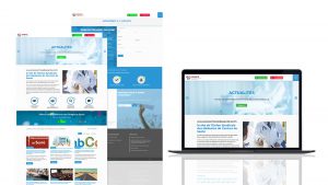 infographie site web usmcs format laptop et capture écran